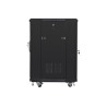 Lanberg Rack cabinet 19" free-standing 15U/600x600 (flat pack), black | Lanberg