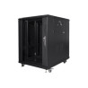 Lanberg Rack cabinet 19" free-standing 15U/600x800 (flat pack), black | Lanberg