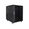 Lanberg Rack cabinet 19" free-standing 15U/600x800 (flat pack), black | Lanberg