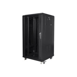 Lanberg Rack cabinet 19" free-standing 22U/600x600 (flat pack), black | Lanberg