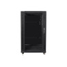 Lanberg Rack cabinet 19" free-standing 22U/600x600 (flat pack), black | Lanberg