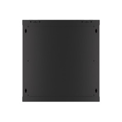 Lanberg Rack cabinet 19" wall-mount 12U/600x450 for self-assembly with metal door (flat pack), black | Lanberg