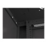 Lanberg Rack cabinet 19" wall-mount 12U/600x450 for self-assembly with metal door (flat pack), black | Lanberg
