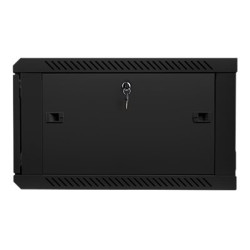 Lanberg Rack cabinet 19" wall-mount 6U/600x600 (flat pack) V2, black | Lanberg