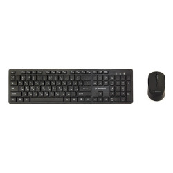 Gembird KBS-WCH-04-RU | Keyboard and Mouse Set | Wireless | Russian | Black