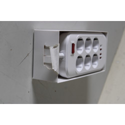 SALE OUT. ColorWay CW-CHE64PDW Power Socket: 6xEU plugs/3xUSB-A/1xUSB-C White 2M | ColorWay | Power Socket | CW-CHE64PDW | DAMAG