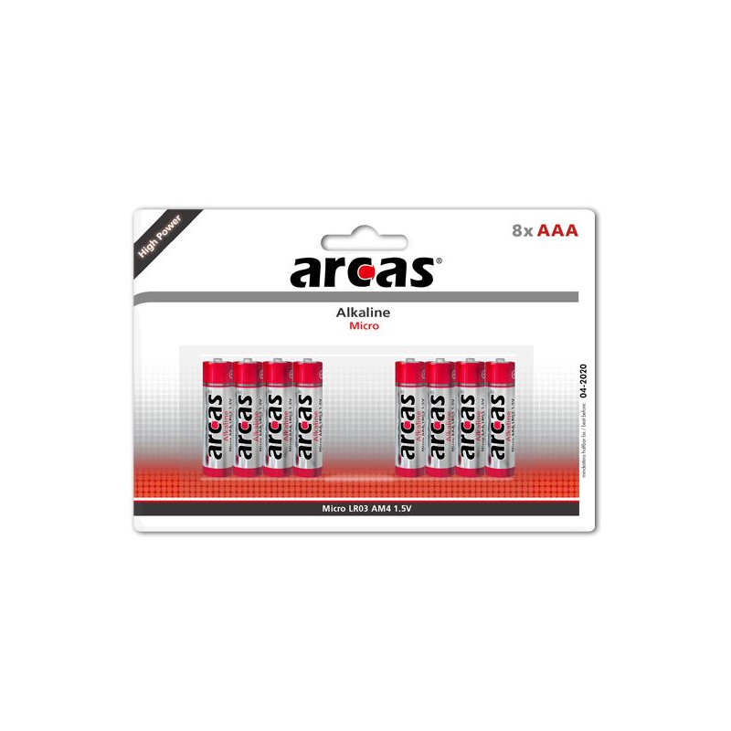 Arcas | AAA/LR03 | Alkaline | 8 pc(s)