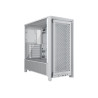 Corsair PC Case | Frame 4000D Modular | White | Mid-Tower | Power supply included No