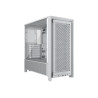 Corsair PC Case | Frame 4000D RS Modular | White | Mid-Tower | Power supply included No