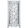 Corsair PC Case | Frame 4000D RS Modular | White | Mid-Tower | Power supply included No