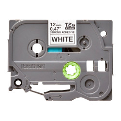 Brother | TZ-S231 Strong Adhesive Laminated Tape | Black on White | TZe | 8 m | 1.2 cm