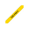Brother | TZe-FX611 Flexible ID Laminated Tape | Black on Yellow | TZe | 8 m | 6 cm