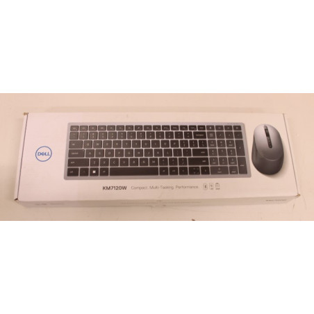 SALE OUT. | Dell | Keyboard and Mouse | KM7120W | Wireless | 2.4 GHz, Bluetooth 5.0 | Batteries included | US | REFURBISHED | Bl