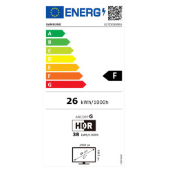 Samsung LS27DG500EUXEN | 27 " | IPS | QHD | 16:9 | 180 Hz | 1 ms | 2560 x 1440 pixels | HDMI ports quantity 1 | Black