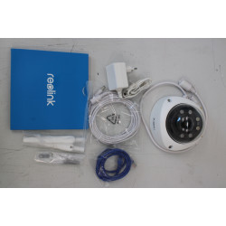 SALE OUT. Reolink W437 4K Ultra HD IK10 Vandal-Proof Camera, White | Reolink | UNPACKED ,USED ,CRACKED BATTERY COVER