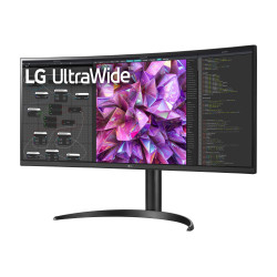 LG | Curved Monitor | 34WQ75C-B | 34 " | IPS | QHD | 21:9 | 60 Hz | 5 ms | 3440 x 1440 | 300 cd/m | HDMI ports quantity 2 | Blac