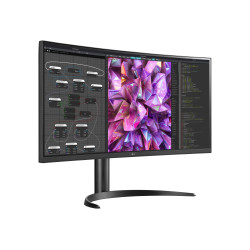 LG | Curved Monitor | 34WQ75C-B | 34 " | IPS | QHD | 21:9 | 60 Hz | 5 ms | 3440 x 1440 | 300 cd/m | HDMI ports quantity 2 | Blac