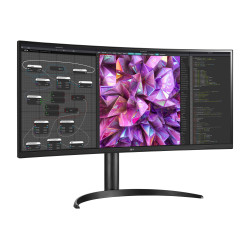 LG | Curved Monitor | 34WQ75C-B | 34 " | IPS | QHD | 21:9 | 60 Hz | 5 ms | 3440 x 1440 | 300 cd/m | HDMI ports quantity 2 | Blac
