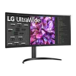 LG | Curved Monitor | 34WQ75C-B | 34 " | IPS | QHD | 21:9 | 60 Hz | 5 ms | 3440 x 1440 | 300 cd/m | HDMI ports quantity 2 | Blac