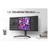 LG | Curved Monitor | 34WQ75C-B | 34 " | IPS | QHD | 21:9 | 60 Hz | 5 ms | 3440 x 1440 | 300 cd/m | HDMI ports quantity 2 | Blac