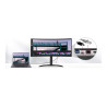 LG | Curved Monitor | 34WQ75C-B | 34 " | IPS | QHD | 21:9 | 60 Hz | 5 ms | 3440 x 1440 | 300 cd/m | HDMI ports quantity 2 | Blac