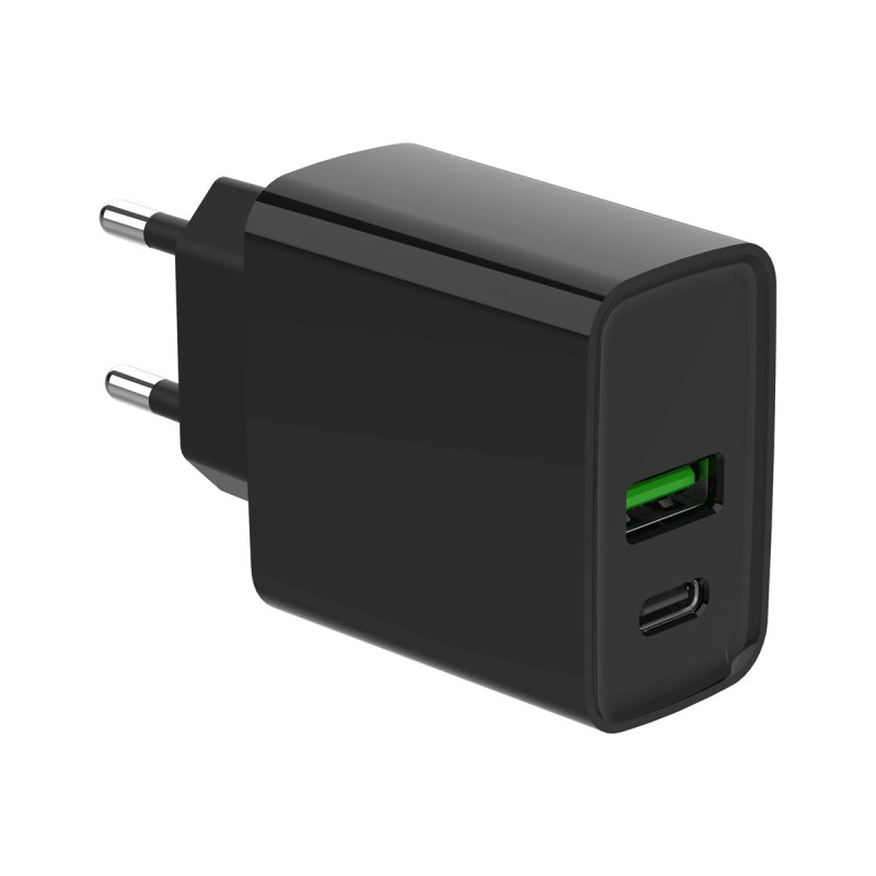 Gembird 2-port 20W USB Fast Charger | TA-UC-PDQC20-01-BK