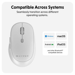 Hyper Next Bluetooth Mouse | Wireless | White