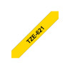 Brother | TZe-621 Laminated Tape | Black on Yellow | TZe | 8 m | 9 cm