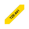 Brother | TZe-641 Laminated Tape | Black On Yellow | TZe | 8 m | 1.8 cm