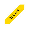 Brother | TZe-641 Laminated Tape | Black On Yellow | TZe | 8 m | 1.8 cm