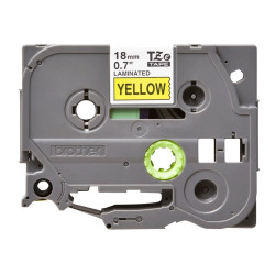 Brother | TZe-641 Laminated Tape | Black On Yellow | TZe | 8 m | 1.8 cm