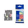 Brother | TZE-431 Laminated Tape | Black on Red | TZe | 8 m | 1.2 cm
