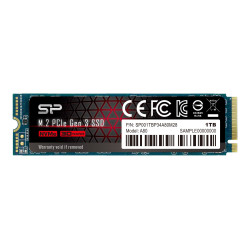 Silicon Power SSD P34A80 1TB, M.2 PCIe Gen3 x4 NVMe, 3200/3000 MB/s | Silicon Power
