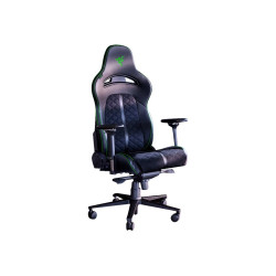 Razer Enki Gaming Chair with Enchanced Customization, Black/Green | Razer Ergonomic Gaming Chair Enki EPU Synthetic Leather Stee