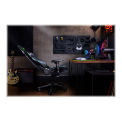Razer Enki Gaming Chair with Enchanced Customization, Black/Green | Razer Ergonomic Gaming Chair Enki EPU Synthetic Leather Stee