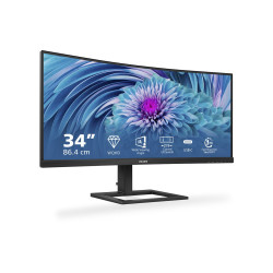 Philips | UltraWide LCD Monitor | 346E2CUAE | 34 " | VA | WQHD | 21:9 | 100 Hz | 4 ms | 3440 x 1440 | 300 cd/m | HDMI ports quan