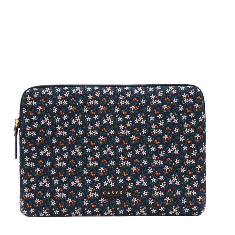 Casyx | SLVS-000013 | Casyx for MacBook | Fits up to size 13 /14 " | Sleeve | Midnight Garden | Waterproof
