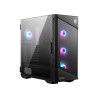 MSI | PC Case | MPG VELOX 100R | Side window | Black | Mid-Tower | Power supply included No | ATX