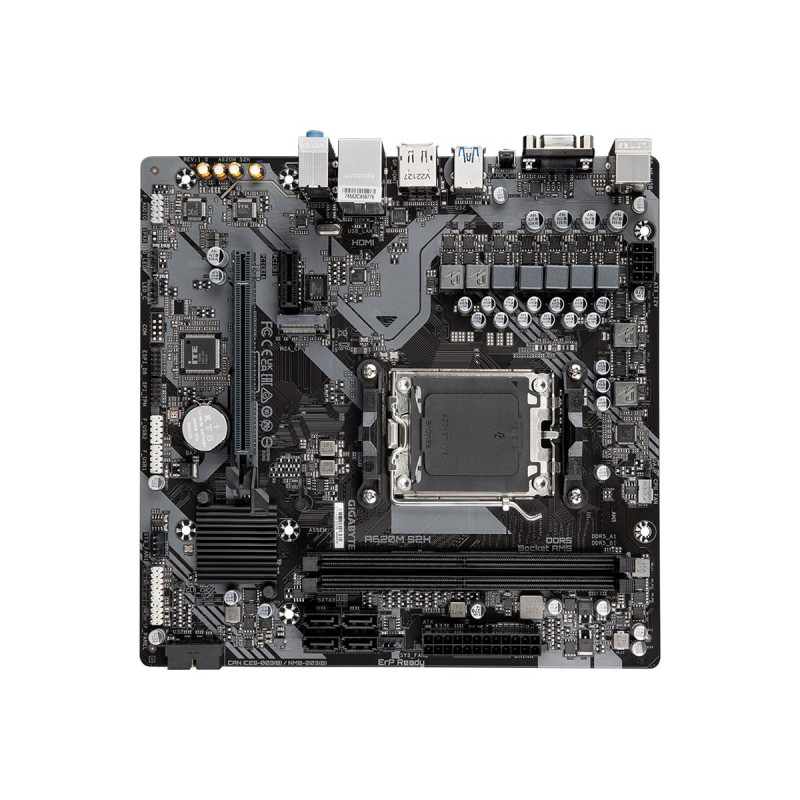 Gigabyte | A620M S2H 1.0 M/B | Processor family AMD | Processor socket AM5 | DDR5 DIMM | Memory slots 2 | Supported hard disk dr