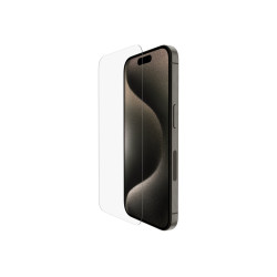 Belkin | ScreenForce Pro | UltraGlass2 Anti-Microbial Screen Protector | Apple | For iPhone 15 Pro | Glass | Transparent | Clear
