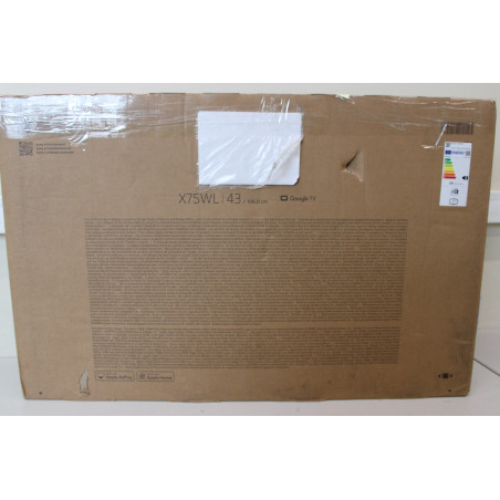 Sony | KD43X75WL | 43" (108cm) | Android | QFHD | Black | DAMAGED PACKAGING