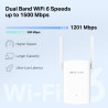 Mercusys AX1500 Wi-Fi 6 Range Extender | ME60X | 802.11ax | 1201 Mbit/s | Ethernet LAN (RJ-45) ports 1 | MU-MiMO No | no PoE | A