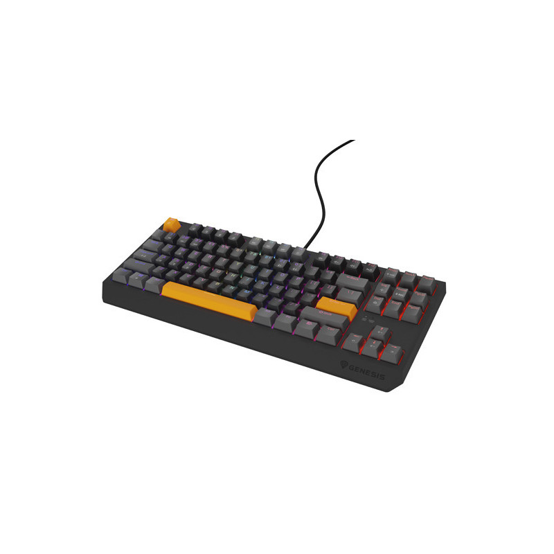 Genesis THOR 230 | Mechanical Gaming Keyboard | Wired | US | Anchor Gray Positive | USB Type-A | Outemu Red
