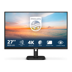 Philips 27E1N1800A/00 | 27 " | IPS | 16:9 | 60 Hz | 4 ms | 3840 x 2160 pixels | 350 cd/m | HDMI ports quantity 2 | Black