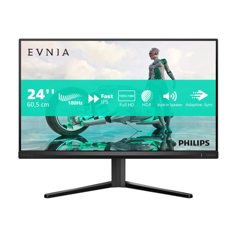 Philips 24M2N3200S/00 | 24 " | IPS | 16:9 | 180 Hz | 1 ms | 1920 x 1080 pixels | 300 cd/m | HDMI ports quantity 2 | Warranty 36 