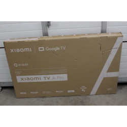 Xiaomi | QLED TV A Pro 2025 | 55'' | Smart TV | Google TV | 4K UHD | Black | USED, STICKER ON SCREEN, ACTIVATED OS, MISSING REMO