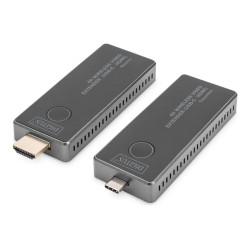 Digitus | 4K Wireless Video Extender, 30 m (USB-C - HDMI) | DS-55324 | Black/Silver