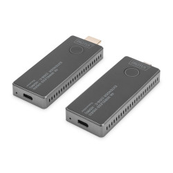 Digitus | 4K Wireless Video Extender, 30 m (USB-C - HDMI) | DS-55324 | Black/Silver
