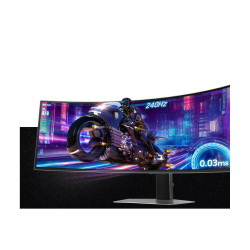 Samsung LS49DG934SUXEN Odyssey G9 G93SD | 49 " | OLED | DQHD | 32:9 | 240 Hz | 0.03 ms | 5120 x 1440 pixels | 250 cd/m | HDMI po