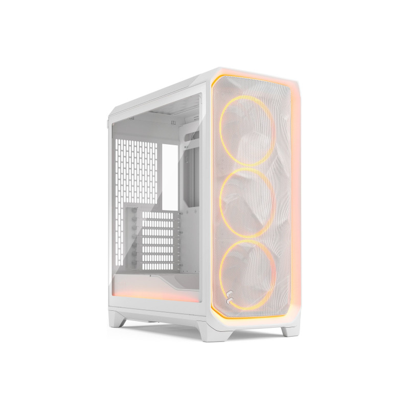 Fractal Design Meshify 3 | Ambience Pro RGB White TG Clear Tint | ATX | Power supply included No